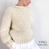 Chunky sweater Alaska Dream in Garter stitch