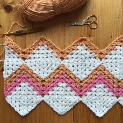 KIT CROCHET - MANTA GRANNY SQUARE