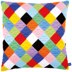 Vervaco Colourful Diamonds Long Stitch Cushion Kit - 40 x 40 cm