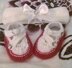 Arya Shoes with matching Hairband 0-3 and 3-6mths