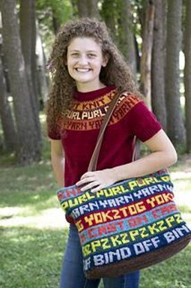 Knitwords Tote Bag