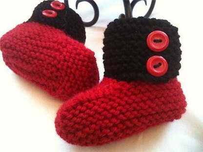 Tutti Baby Booties Knitting Pattern