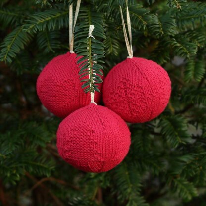 Nine Christmas Baubles