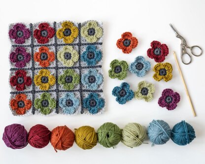 Flower Temperature Blanket