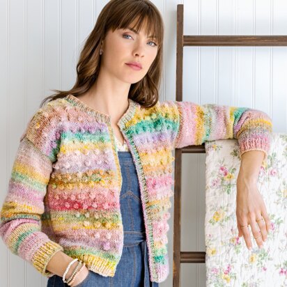 Jessamine Cardigan in Noro Viola - 08 - PDF