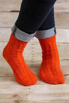 K150-Vivid Tulip Socks