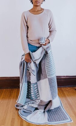 Tunisian Holiday Sampler Blanket