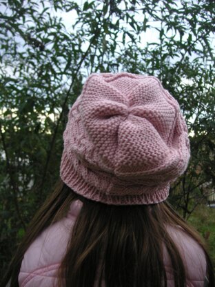 Saraqel - Cable Hat Longbeanie for Girls