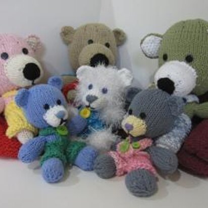 Knitkinz Big Bear Family - knitting pattern