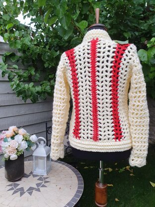 Crochet simple jacket