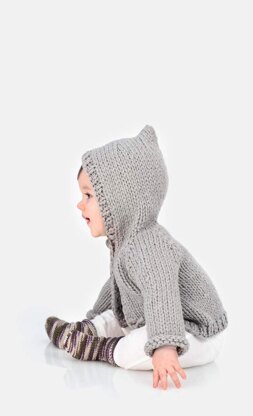 Honey Bear Hoodie & Sweetie Socks in Spud & Chloe - 92221 - Downloadable PDF