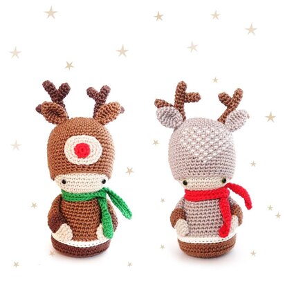 REINDEER Kokeshi Doll