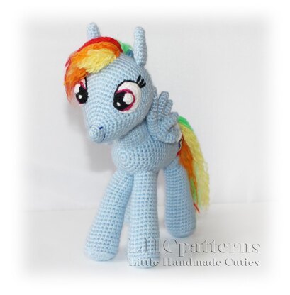 Rainbow Dash Pony Horse Crochet Pattern