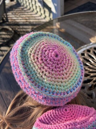 Houndstooth Brimmed Hat