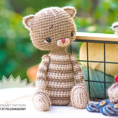 Crochet Pattern Amigurumi Little Kitty toy