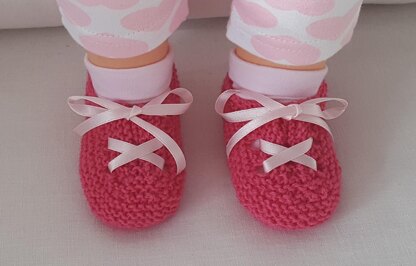 Marina - 4ply baby shoes or slippers