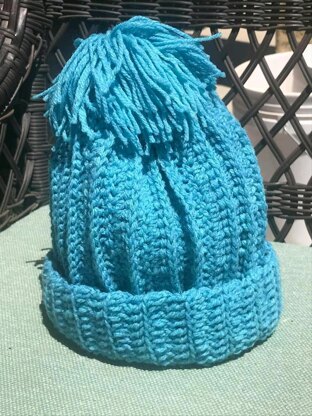 Ridged hat