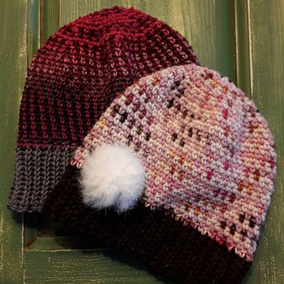 Winter Raspberry Hat