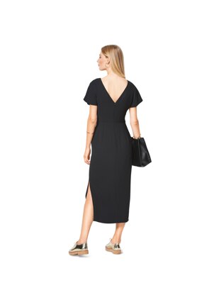 Burda Style Women's Back Interest Dresses B6439 - Paper Pattern, Size 10-20