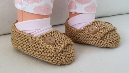 Nadia - Baby shoes with buttoned strap