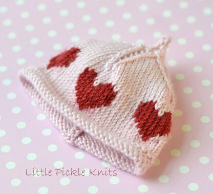 Baby beanie 'Little Hearts'