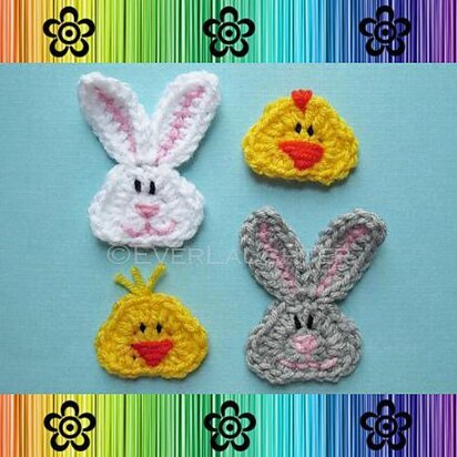 Bunny and Chick Applique