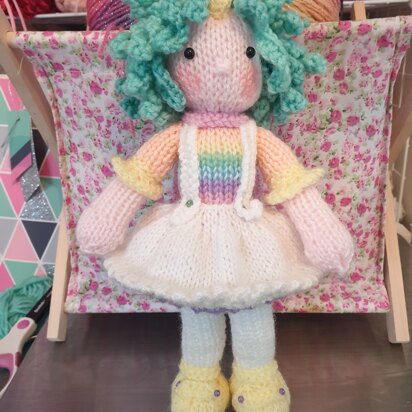 Pastel Unicorn doll