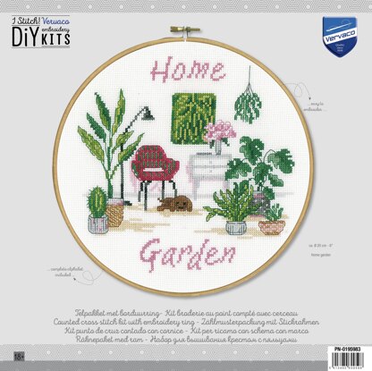 Vervaco Counted Cross Stitch Kit Home Garden Cross Stitch Kit