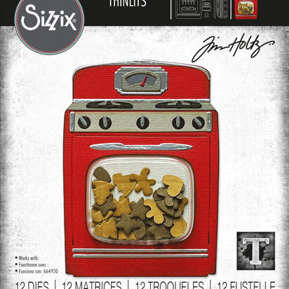 Sizzix Thinlits Die Set - Retro Oven by Tim Holtz