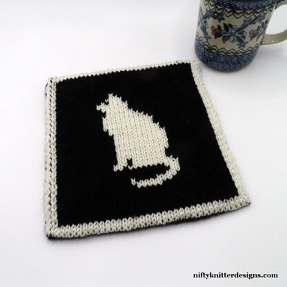 Serene Cat Potholder