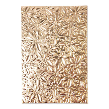 Sizzix 3-D Textured Impressions Embossing Folder - Holly by Kath Breen