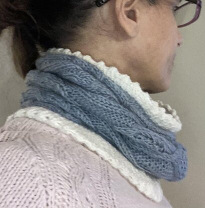 Cabled Country Comfort Cowl