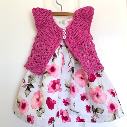 Crochet Lace Baby  Cardigan #3