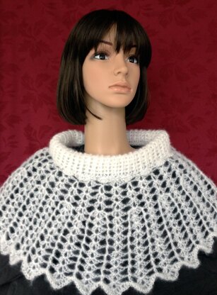 Snow Angel Cowl Poncho PDF12-086