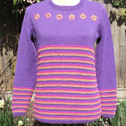 Zing! Bright Striped Sweater