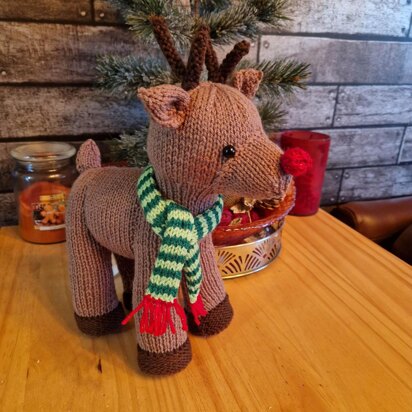 Cuddly Large Reindeer Softie