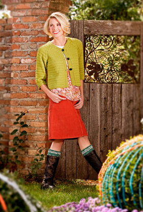 Tea Party Cardi in Spud & Chloe Sweater - 9510 (Downloadable PDF)