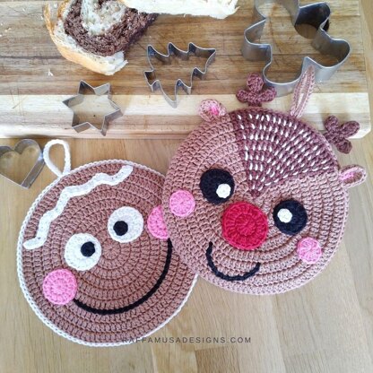 Gingerbread Man Potholder