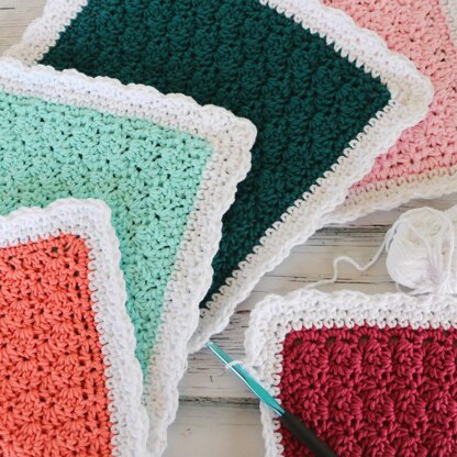 Rosy Posy Dishcloth