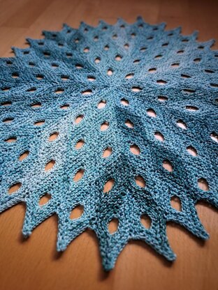 Garter Stitch Snowflake