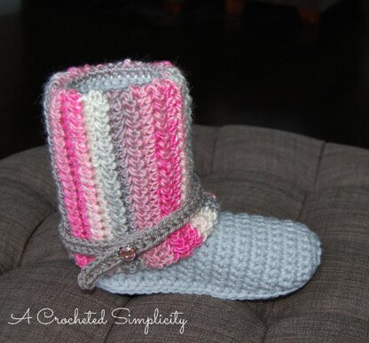 Kid's Slouchy Slipper Boots