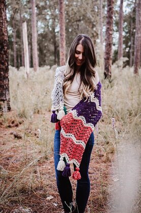 Wander Easy Crochet Shawl