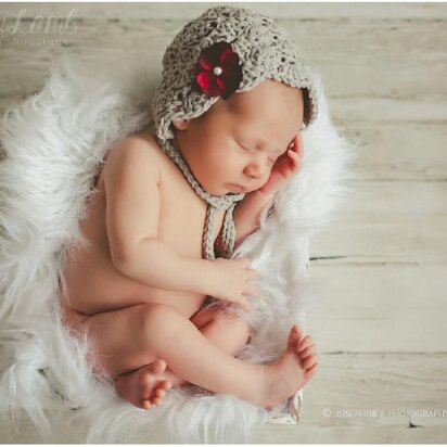 Lacy Shells Baby Bonnet