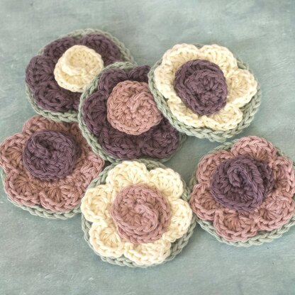 Flower Face Scrubbies