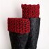 Blooming Roses Crochet Boot Cuffs
