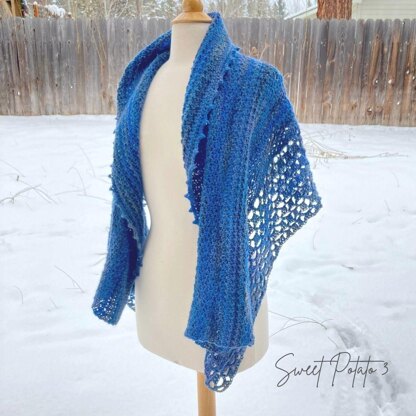 Deep Waters Prayer Shawl