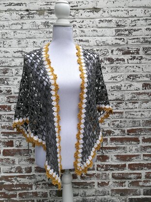 Royal Tulip shawl