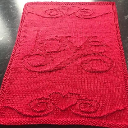 Love gæstehåndklæde - guest towel