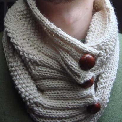 Moss stitch cowl