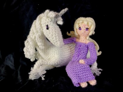 Unicorn and Bull amigurumi